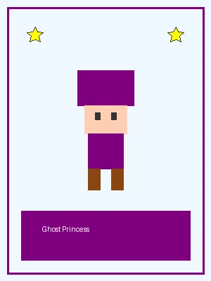 幽灵公主像素角色图，可短时间飞行穿透障碍，探索 水果老虎机