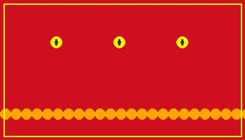 熔岩地狱关卡场景，躲避火焰挑战 水果老虎机 极限